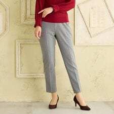 ローズティアラ(Rose Tiara)の【人気アイテム】【蓄熱保温】ウーリッチウォームセンタープレスパンツ