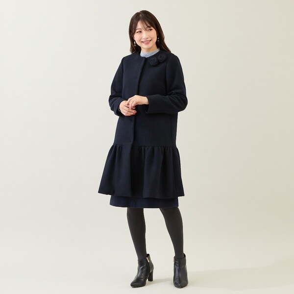 LaTotalite ラトータリテ　ウールモッサフレアマキシコート La TOTALITE（ラトータリテ）の「ウールモッサフレアマキシ