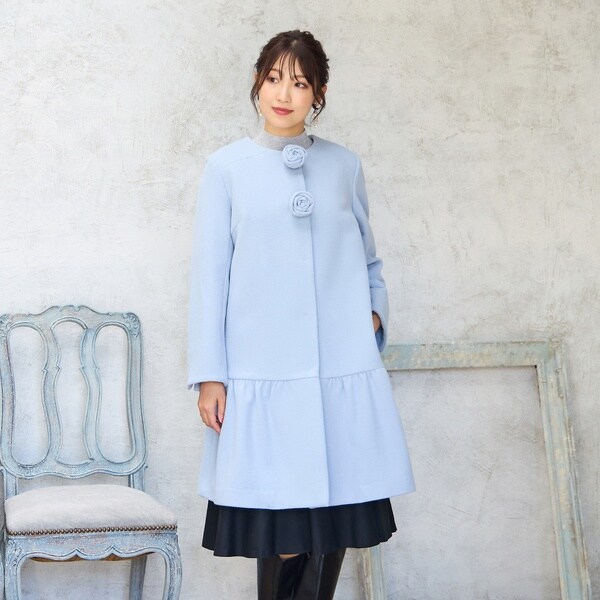 ウールモッサフレアマキシコート | ラ トータリテ(La TOTALITE