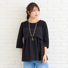 【人気デザイン】レイヤード風カットソー