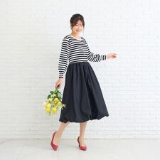 ニットドッキングワンピース