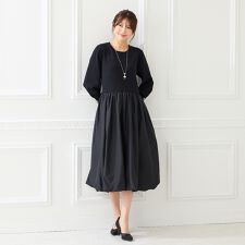 ニットドッキングワンピース