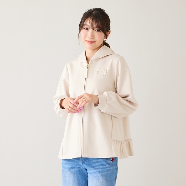 フリル裾ダンボールニットパーカー | ローズティアラ(Rose Tiara