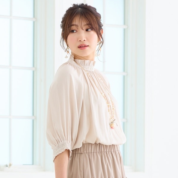 美品 大きいサイズ Rose Tiara ローズティアラ サスティナブル素材 裾 