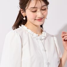 シャツ・ブラウス｜トップスのセールの一覧｜ Rose Tiara 異素材切替 