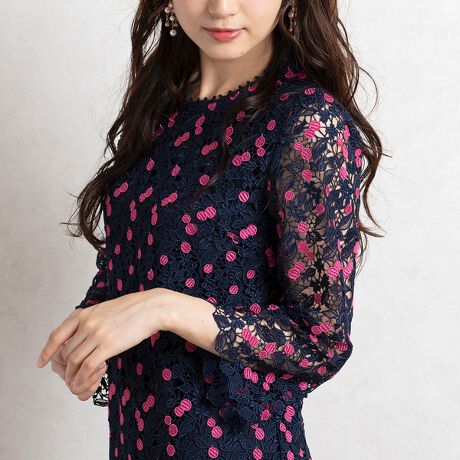 チェリーケミカルレースワンピース | ローズティアラ(Rose Tiara  