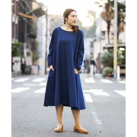 大きいサイズ 洗える 着心地柔らか デニムワンピース エウルキューブ Eur3 ファッション通販 マルイ ウェブチャネル Ca000 974 01 01