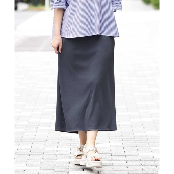 追加販売】【大きいサイズ】リブカットタイトスカート | エウル