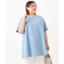 【大きいサイズ/soso×eur3】レースラグランチュニック
