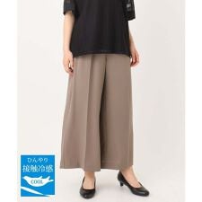 【大きいサイズ/接触冷感】カノコセンタープレスパンツ