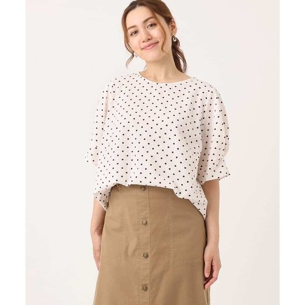 天竺ボーダーTシャツ　【グリーンノート】【大きいサイズ】【レディース】【F号】 天竺ボーダーTシャツ | green nout (Women/大きいサイズ