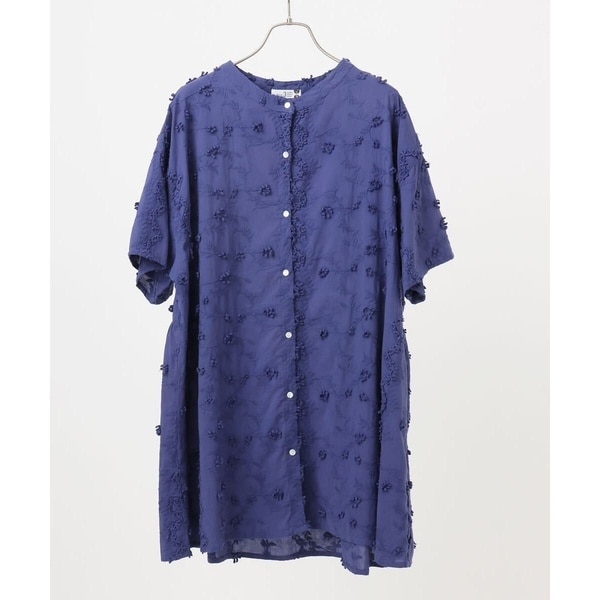 Leilian PLUS HOUSE / レリアンプラスハウス ボタニカル柄チュニック丈カットソー【プラス企画】 ボタニカル柄チュニック丈カットソー【プラス企画】|レリアン