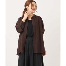 【大きいサイズ】コットンシアーシャツ