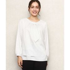 【大きいサイズ/11号サイズあり】ストレッチツイルブラウス