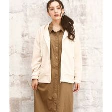 【大きいサイズ】スエードタッチダンボールパーカー