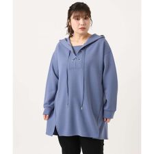 【大きいサイズ】レースアップダンボールフーディー