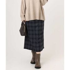 【大きいサイズ】チェックタイトスカート