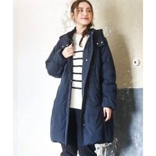 【大きいサイズ】フードロングダウンコート