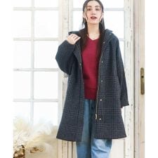 エウルキューブ(eur3)の【大きいサイズ】ライトカシミヤウールコート