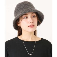 ウール混シャギーハット