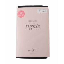 【80デニール】プラスサイズタイツ