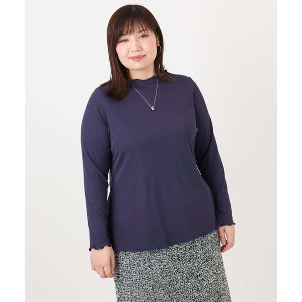 5サイズ展開/XS/XL】リブ編みニュースペーパーロングスリーブ