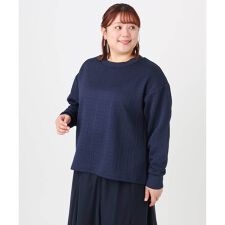 【大きいサイズ】フクレジャカードトップス