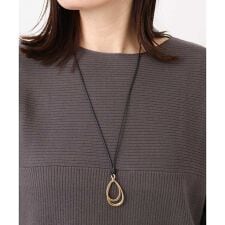 ドロップモチーフコードネックレス