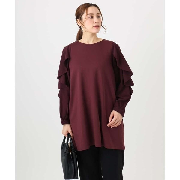 大きいサイズ】ラッフルスリーブチュニック | エウルキューブ(eur3