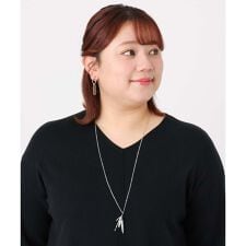 MIXパーツロングネックレス