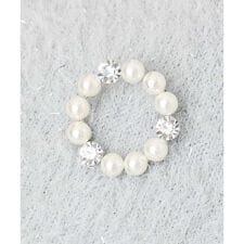 パールストーンサークルブローチ