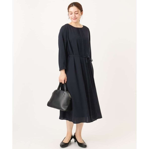 大きいサイズ/11号サイズあり】レーススリーブドレス | エウルキューブ