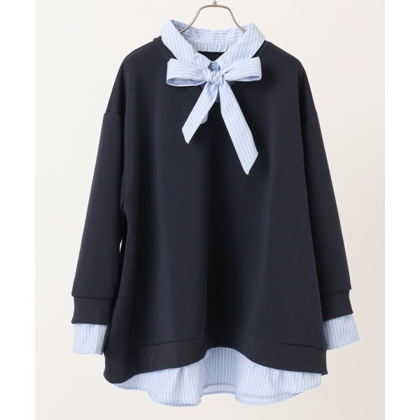 大きいサイズ】起毛スウェットライクトップス | エウルキューブ(eur3