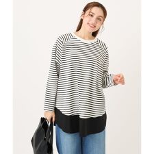 【大きいサイズ】ドッキングプルオーバー