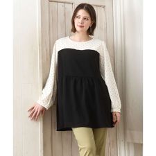 【大きいサイズ】ビスチェ風ドッキングトップス