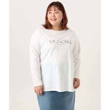【大きいサイズ】コットン長袖Tシャツ