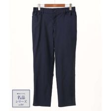 【大きいサイズ】さらさらストレッチストレートパンツ