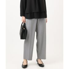 【大きいサイズ/11号サイズあり/セットアップ可能】ストレッチセンタープレスパンツ