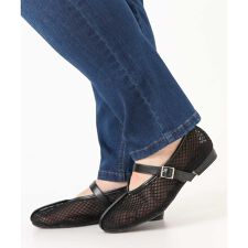 【la farfaコラボ】Vカットメッシュパンプス