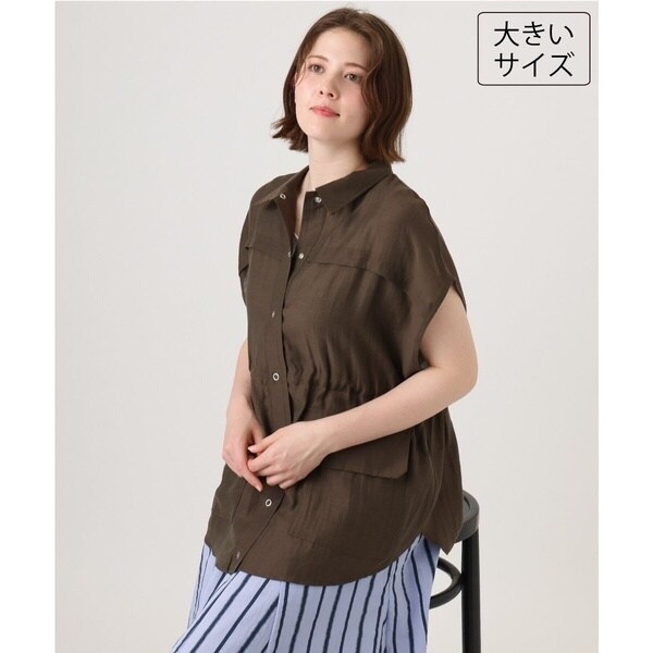 WEB先行販売】【大きいサイズ】サファリ風ジャケット | エウルキューブ