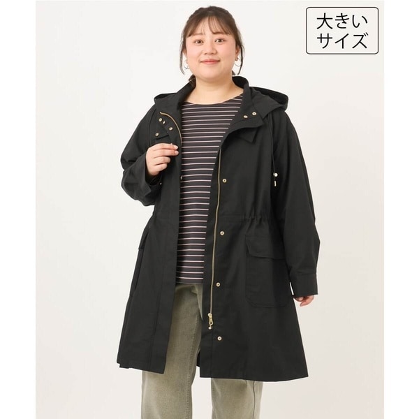 大きいサイズ】モッズ風フーディ―コート | エウルキューブ(eur3