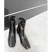 【晴雨兼用】レインブーツ 生活防水ソフトフェイクレザー