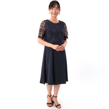 レースボレロ×ジョーゼットセットワンピース