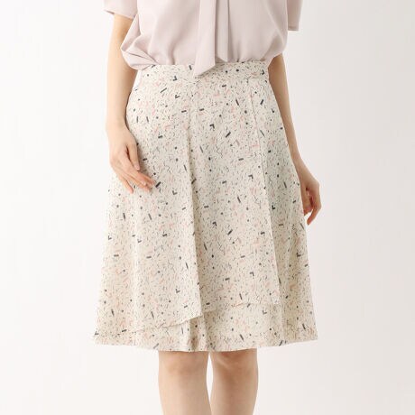 幾何学柄シフォン巻き風フレアースカート カールパークレーン Karl Park Lane ファッション通販 マルイウェブチャネル 幾何学柄シフォン巻き風フレアースカート カールパークレーン Karl Park Lane ファッション通販 マルイウェブチャネル