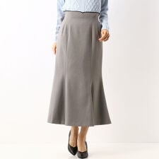 梳毛調合繊マーメイドスカート
