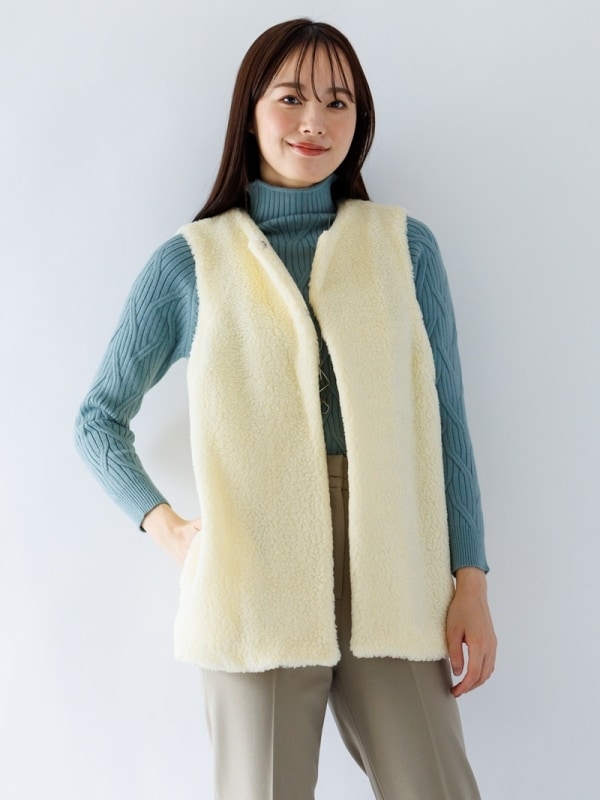 カールパークレーン（Karl Park Lane）/ACNESボア ジレ ACNESボア ジレ | カールパークレーン(Karl Park Lane) | マルイウェブ