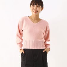 7G Vネックドルマンニット