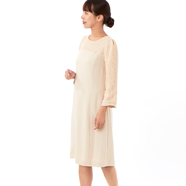 ❤️新品タグ付き❤️Karl Park Lane アイボリー ワンピースドレス ❤️新品タグ付き❤️Karl Park Lane アイボリー ワンピースドレス