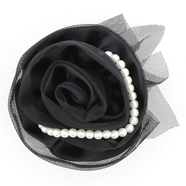 パールリング付サテンコサージュ