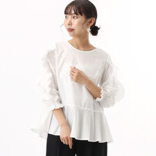 袖たてフリルブラウス